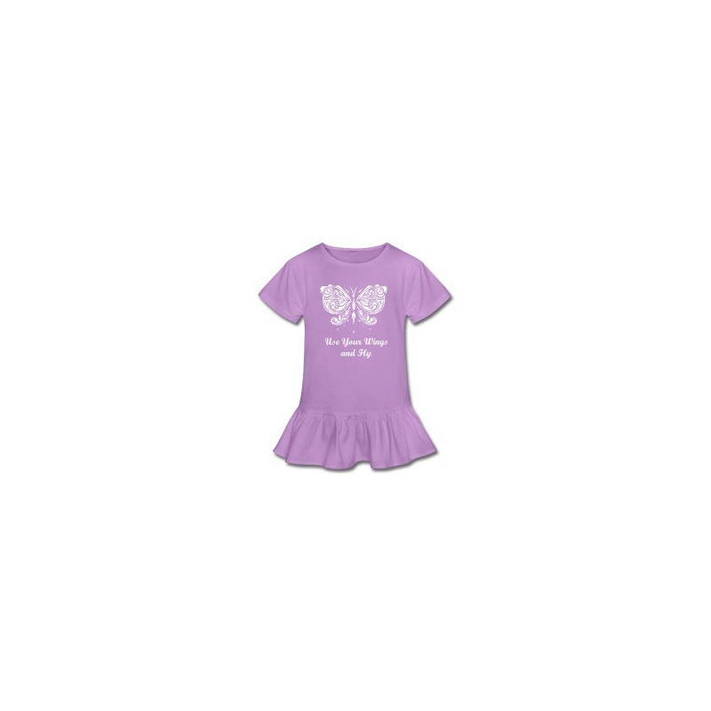 "Fly" Ruffled Girl's shirt "Fly" Ruffled Girl's shirt