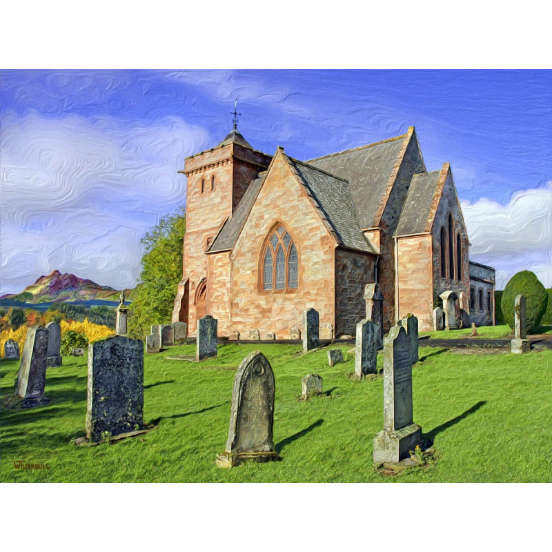 Bedrule Kirk Painting Bedrule Kirk Painting
