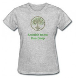 Scottish Roots Run Deep Lady's T-shirt