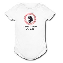 Fortune Favors the Bold Onesie