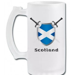 Scotland Frosted Stein